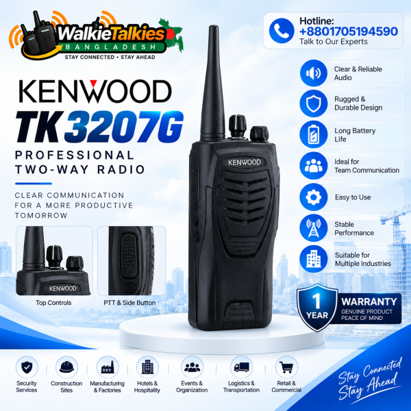 Kenwood TK-3207G Professional Two-Way Radio