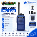 MOTOCOM MC-300 Handheld SBR Walkie Talkie